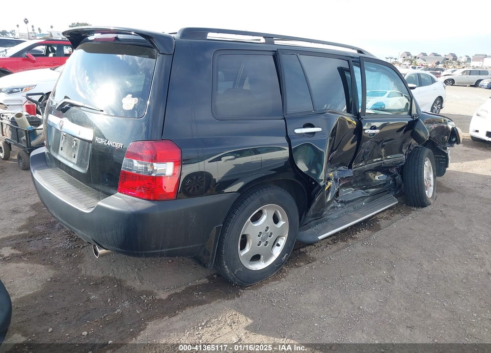 2007 TOYOTA HIGHLANDER SPORT V6 VIN: JTEDP21A970137377