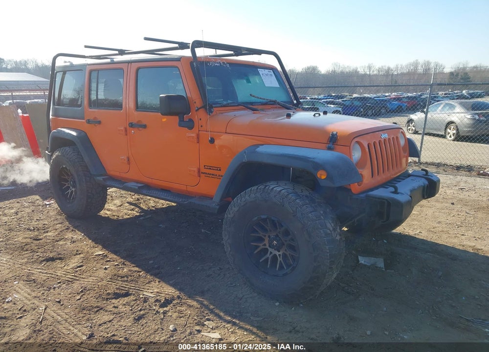 2012 JEEP WRANGLER UNLIMITED SPORT VIN: 1C4BJWDG1CL190099