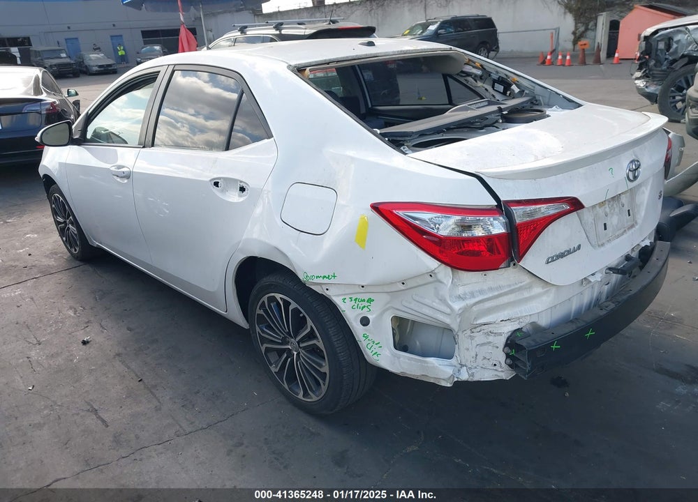 2016 TOYOTA COROLLA L/LE/LE PLS/PRM/S/S PLS VIN: 5YFBURHE1GP378474