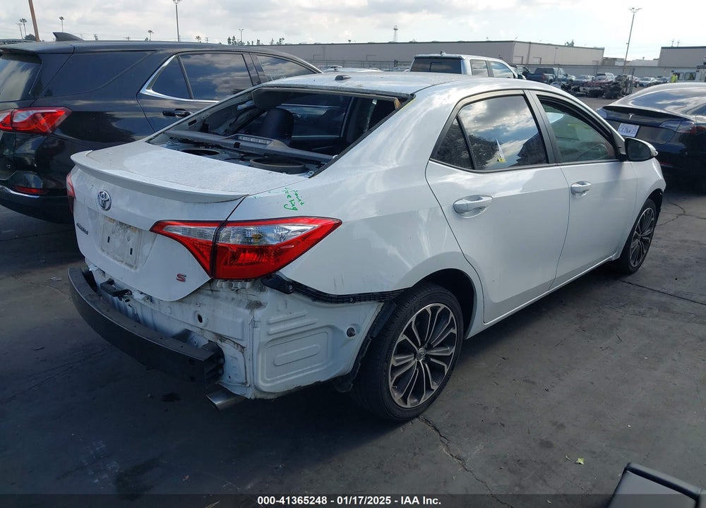 2016 TOYOTA COROLLA L/LE/LE PLS/PRM/S/S PLS VIN: 5YFBURHE1GP378474