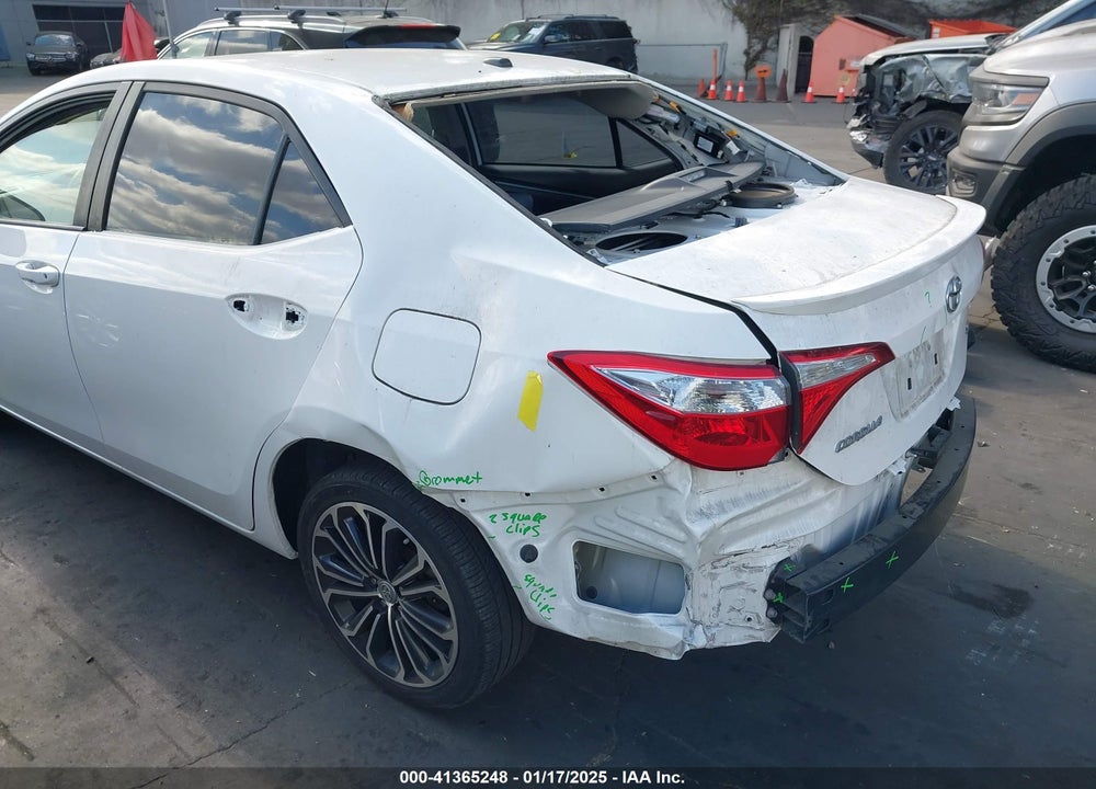 2016 TOYOTA COROLLA L/LE/LE PLS/PRM/S/S PLS VIN: 5YFBURHE1GP378474