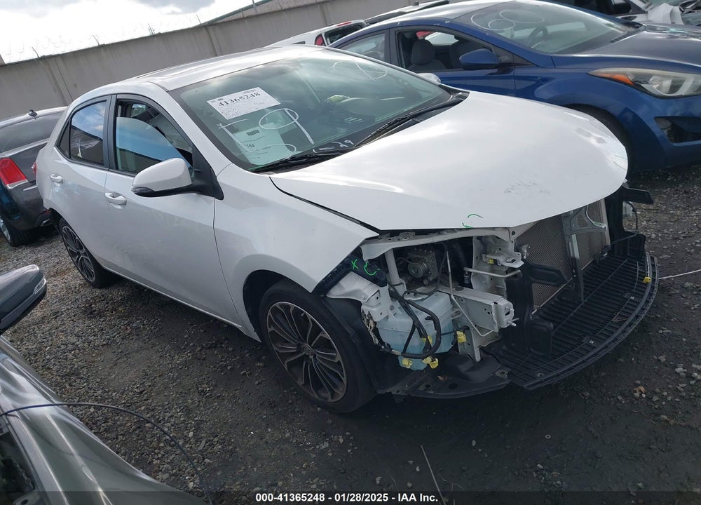 2016 TOYOTA COROLLA L/LE/LE PLS/PRM/S/S PLS VIN: 5YFBURHE1GP378474