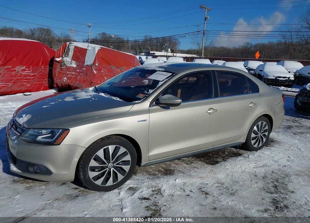 2014 VOLKSWAGEN JETTA HYBRID SEL PREMIUM VIN: 3VW637AJ7EM217600