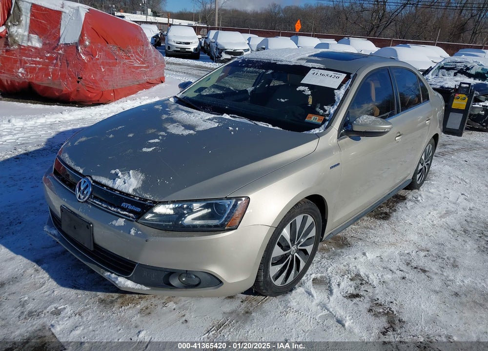 2014 VOLKSWAGEN JETTA HYBRID SEL PREMIUM VIN: 3VW637AJ7EM217600