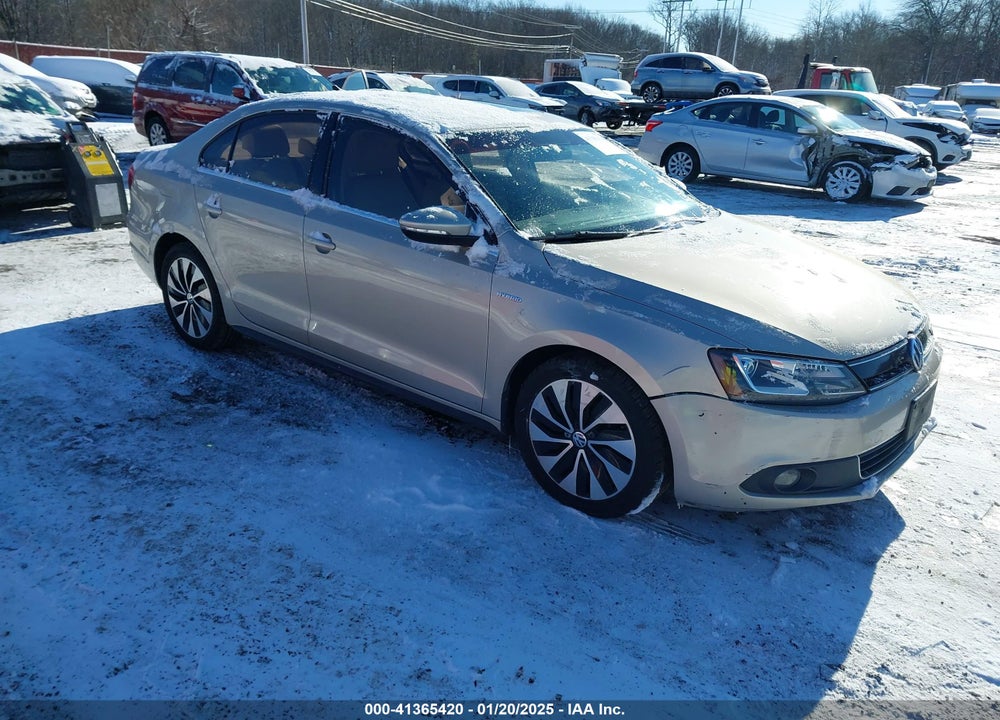 2014 VOLKSWAGEN JETTA HYBRID SEL PREMIUM VIN: 3VW637AJ7EM217600
