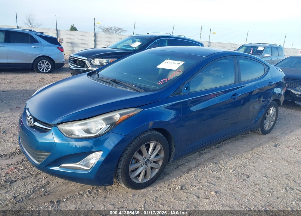 2016 HYUNDAI ELANTRA SE VIN: KMHDH4AE0GU586905