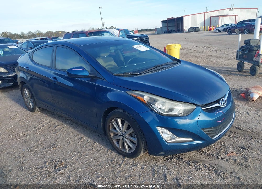 2016 HYUNDAI ELANTRA SE VIN: KMHDH4AE0GU586905