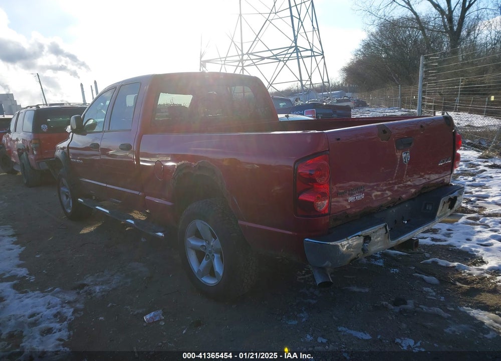 2007 DODGE RAM 1500 SLT/TRX4 OFF ROAD/SPORT VIN: 1D7HU18297S190713