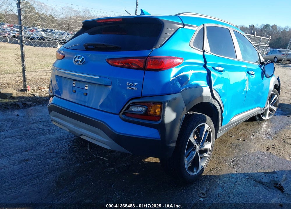 2020 HYUNDAI KONA LIMITED VIN: KM8K3CA54LU490768