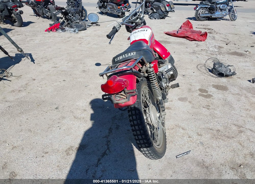1972 KAWASAKI KDX200-H VIN: 0000000000F736087