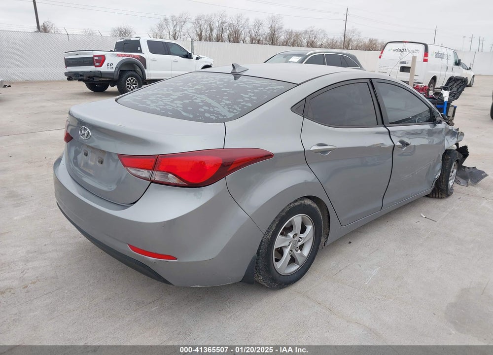 2015 HYUNDAI ELANTRA SE VIN: KMHDH4AE8FU390628