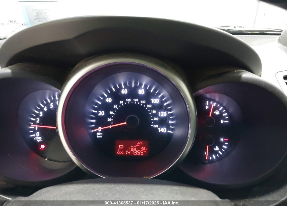 2012 KIA SOUL VIN: KNDJT2A62C7365429