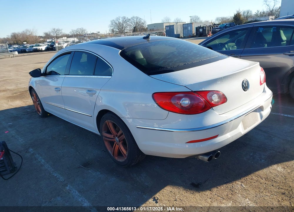 2012 VOLKSWAGEN CC LUX PLUS VIN: WVWHN7AN3CE517646