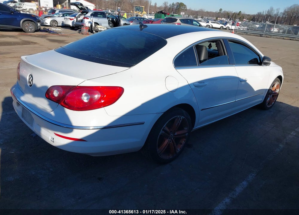 2012 VOLKSWAGEN CC LUX PLUS VIN: WVWHN7AN3CE517646