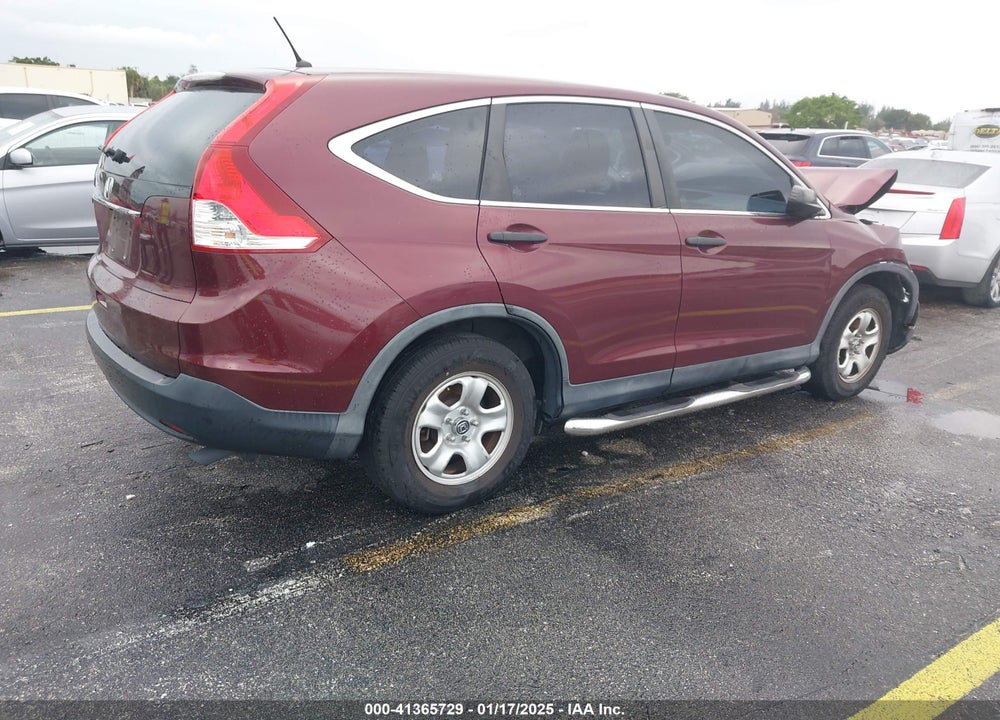 2013 HONDA CR-V LX VIN: 5J6RM3H31DL034801
