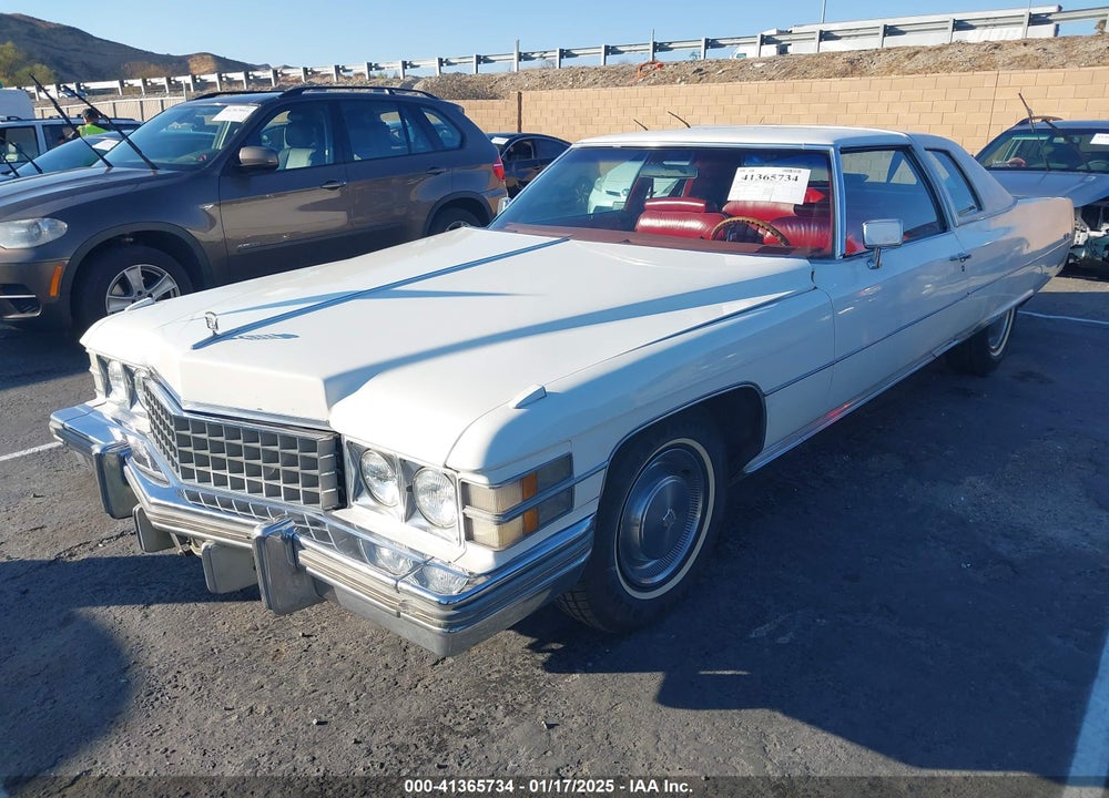 1974 CADILLAC COUPE DEVILLE VIN: 6D47R4Q203870