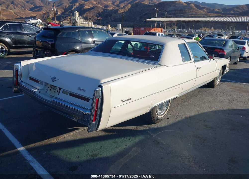 1974 CADILLAC COUPE DEVILLE VIN: 6D47R4Q203870