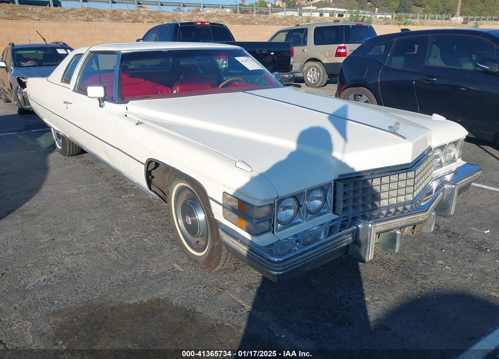 1974 CADILLAC COUPE DEVILLE VIN: 6D47R4Q203870