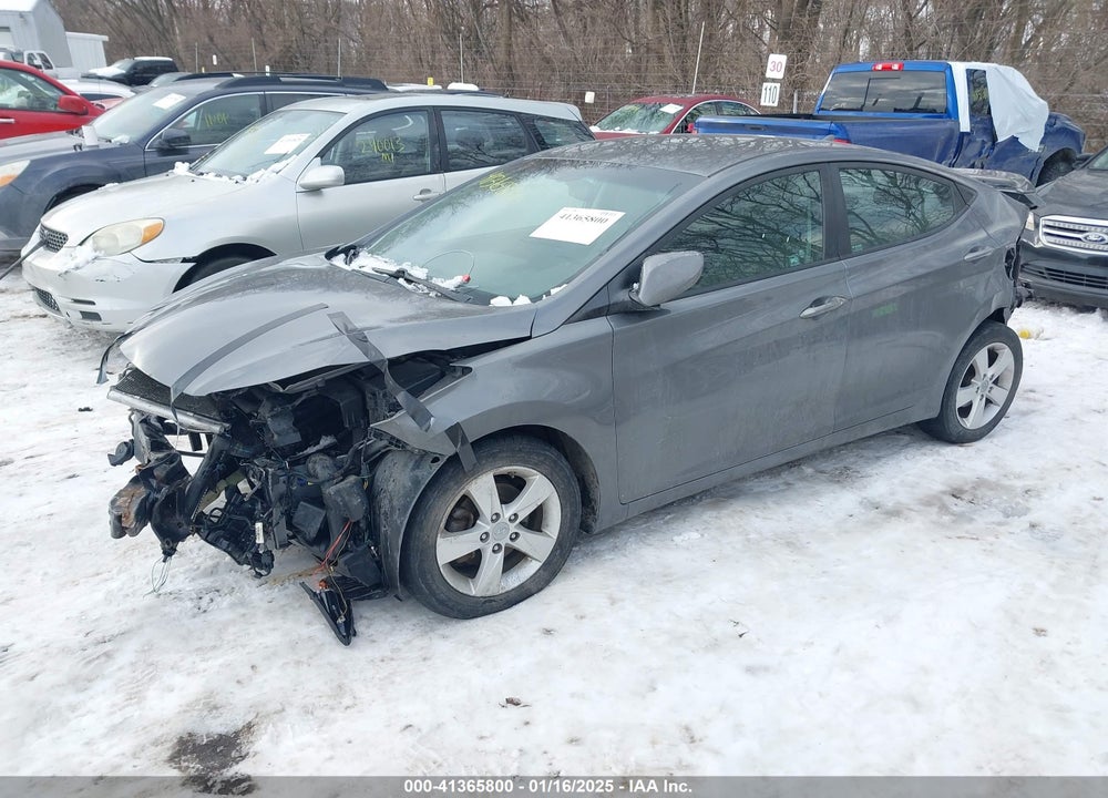 2013 HYUNDAI ELANTRA GLS VIN: 5NPDH4AE5DH242593