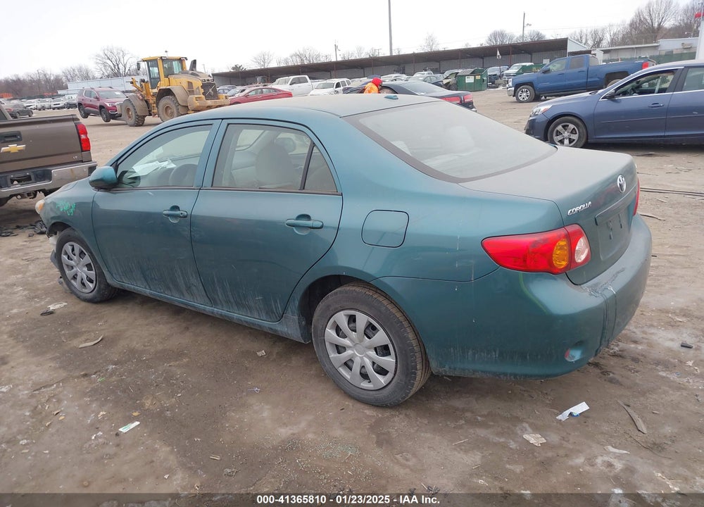 2009 TOYOTA COROLLA VIN: 2T1BU40E19C031325