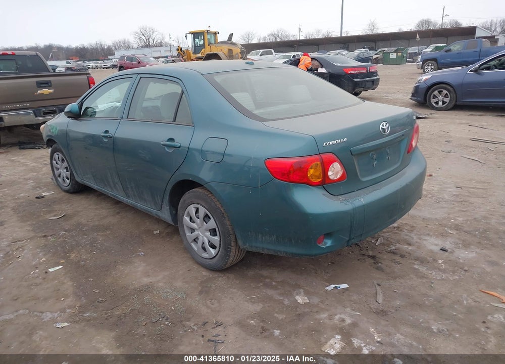 2009 TOYOTA COROLLA VIN: 2T1BU40E19C031325