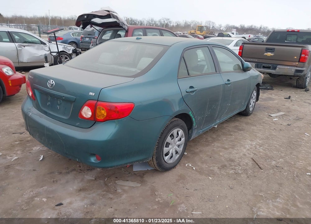 2009 TOYOTA COROLLA VIN: 2T1BU40E19C031325