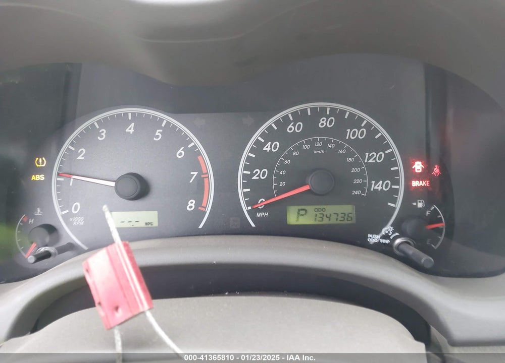 2009 TOYOTA COROLLA VIN: 2T1BU40E19C031325