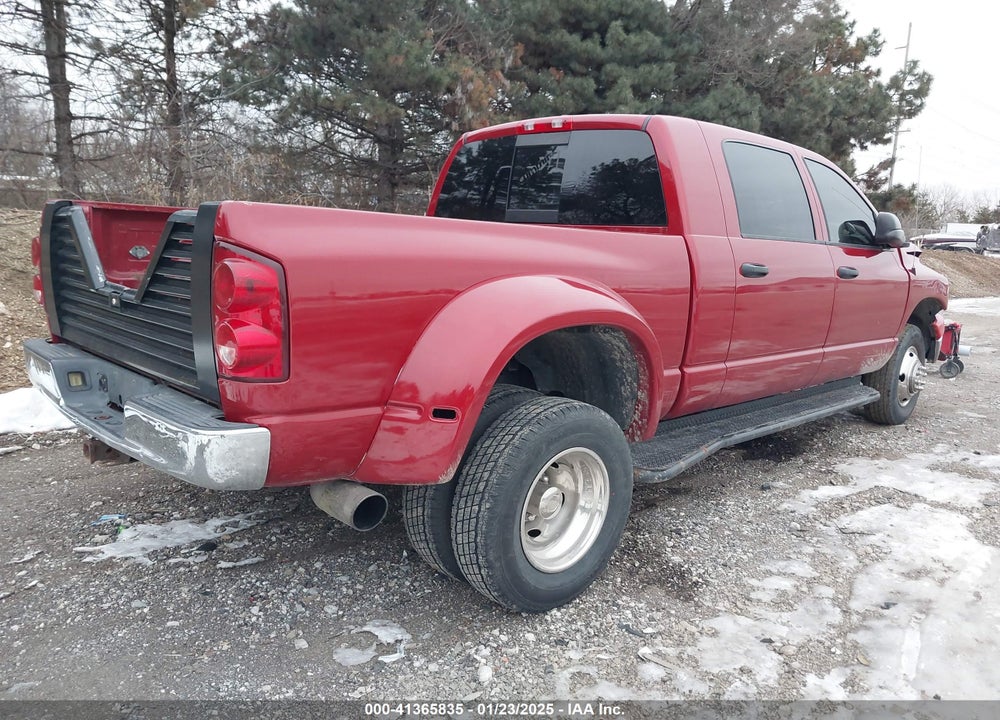 2008 DODGE RAM 3500 LARAMIE VIN: 3D7MX49A98G206026