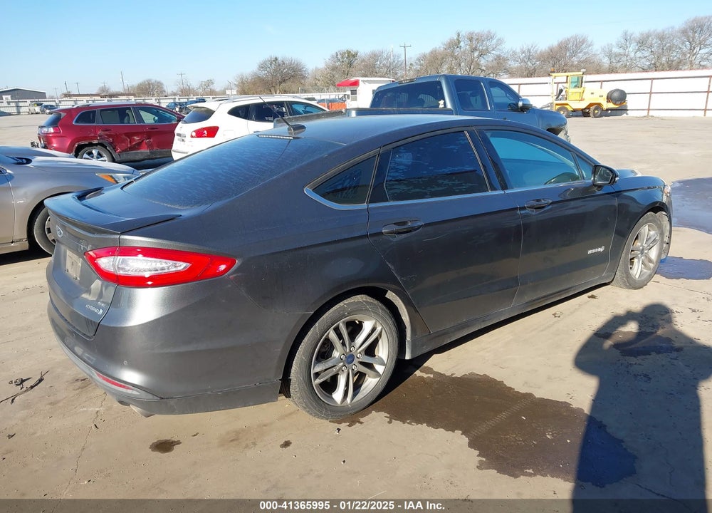2016 FORD FUSION HYBRID VIN: 3FA6P0LU0GR116013