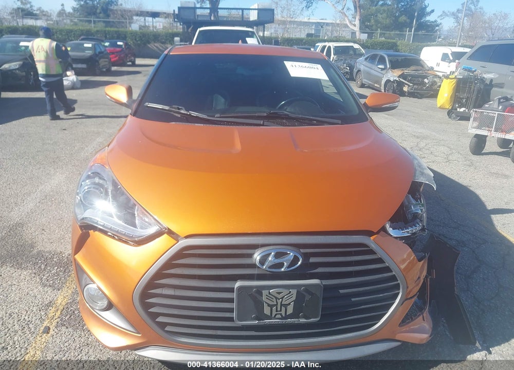 2016 HYUNDAI VELOSTER VIN: KMHTC6AE9GU285572