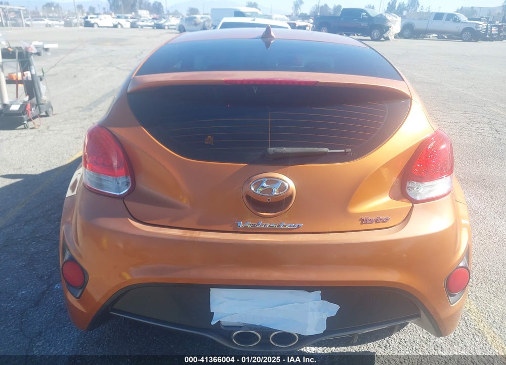 2016 HYUNDAI VELOSTER VIN: KMHTC6AE9GU285572