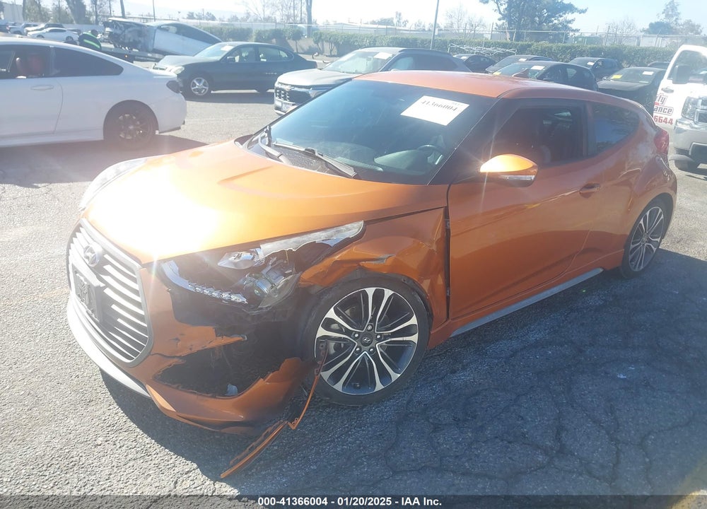 2016 HYUNDAI VELOSTER VIN: KMHTC6AE9GU285572
