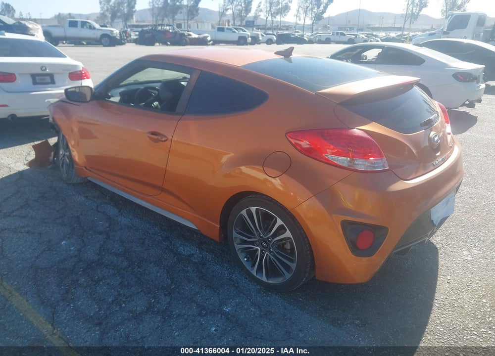 2016 HYUNDAI VELOSTER VIN: KMHTC6AE9GU285572