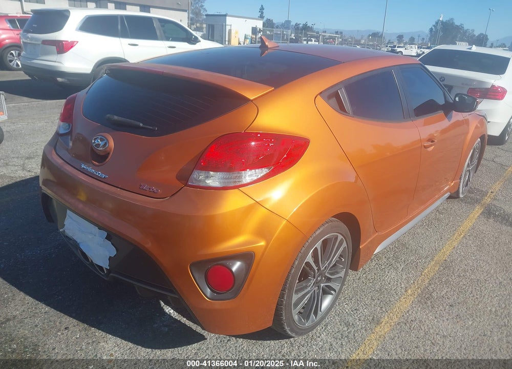 2016 HYUNDAI VELOSTER VIN: KMHTC6AE9GU285572