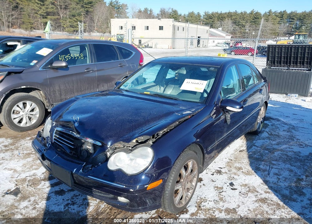 2004 MERCEDES-BENZ C 230 KOMPRESSOR SPORT/SPORT VIN: WDBRF40JX4A542596
