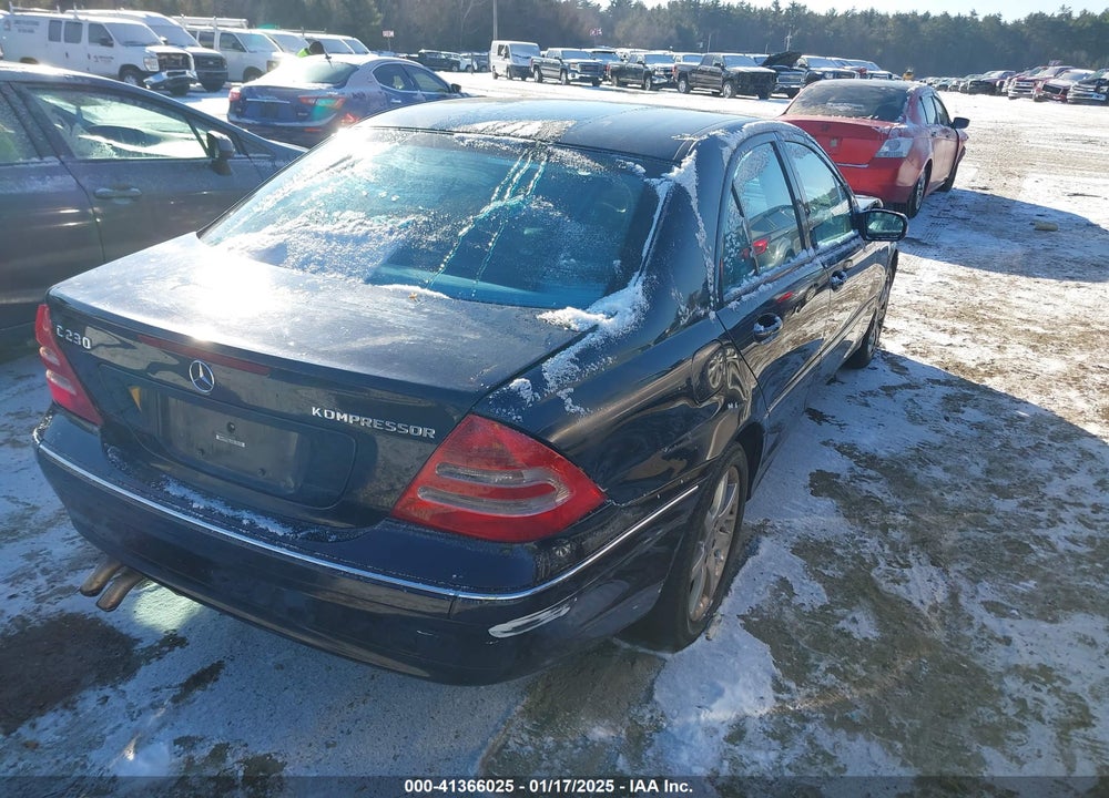 2004 MERCEDES-BENZ C 230 KOMPRESSOR SPORT/SPORT VIN: WDBRF40JX4A542596
