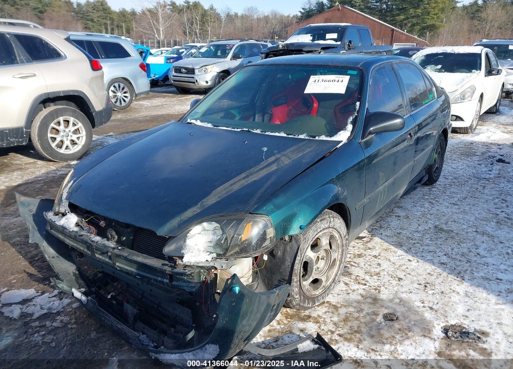 2000 HONDA CIVIC LX VIN: JHMEJ6675YS001220
