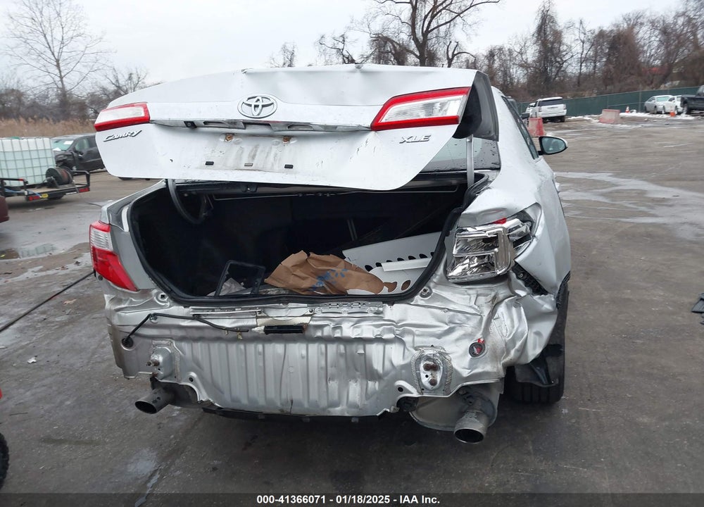 2012 TOYOTA CAMRY XLE V6 VIN: 4T1BK1FK7CU517726