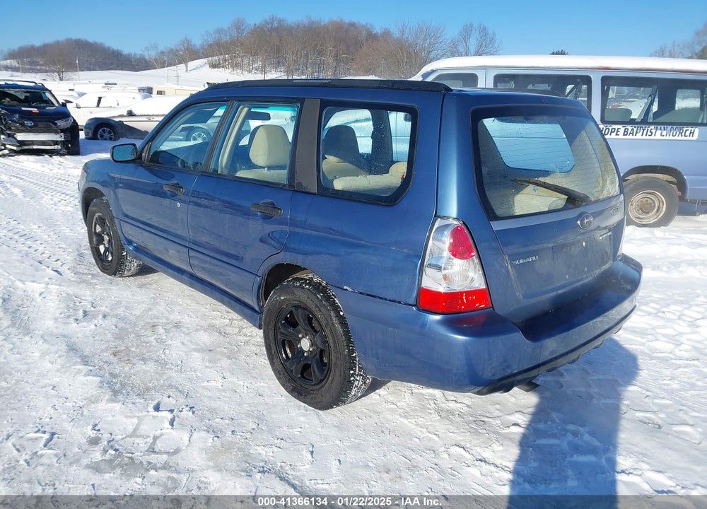 2007 SUBARU FORESTER 2.5X VIN: JF1SG63667H716166