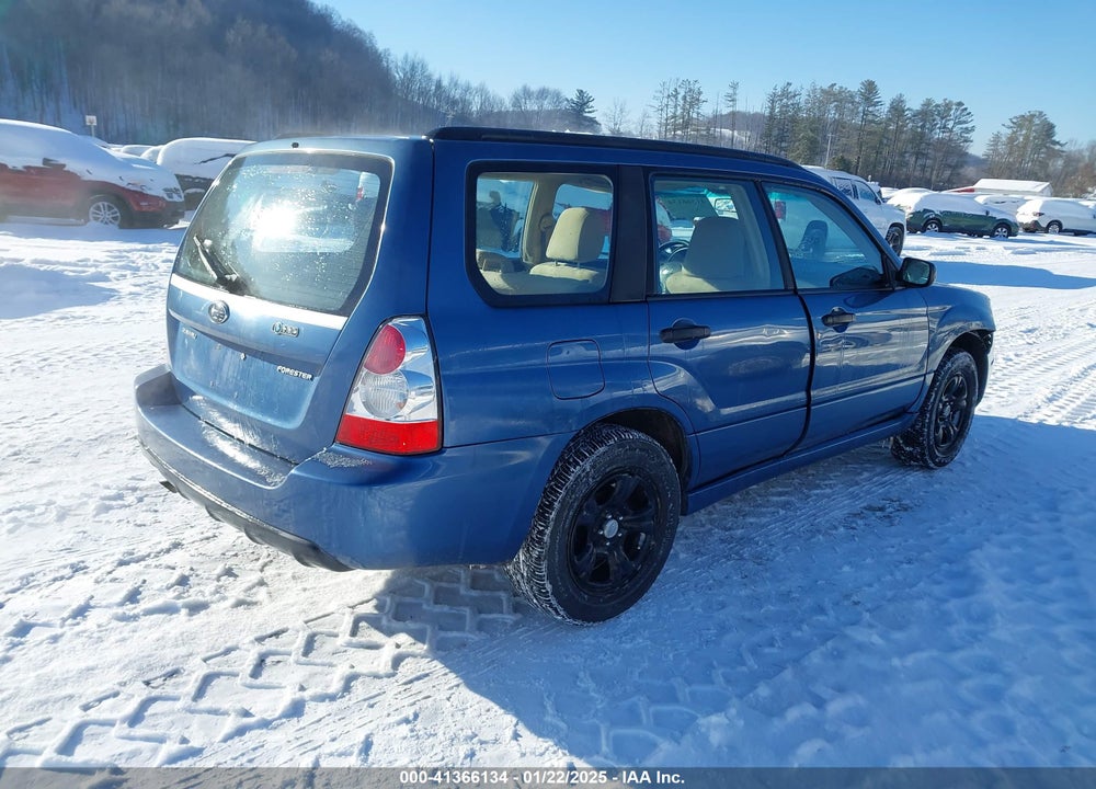 2007 SUBARU FORESTER 2.5X VIN: JF1SG63667H716166