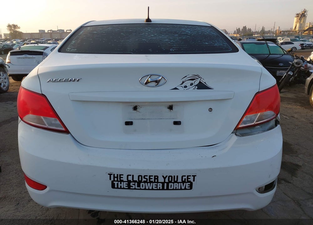 2016 HYUNDAI ACCENT VIN: KMHCT4AE3GU980070
