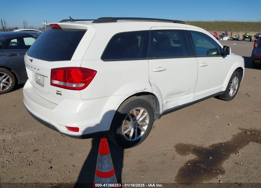 2017 DODGE JOURNEY SXT VIN: 3C4PDCBG8HT519021