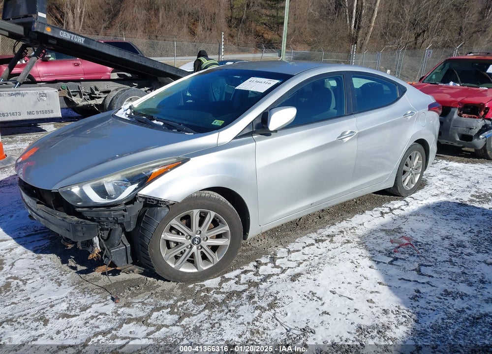 2015 HYUNDAI ELANTRA VIN: 5NPDH4AE1FH619696