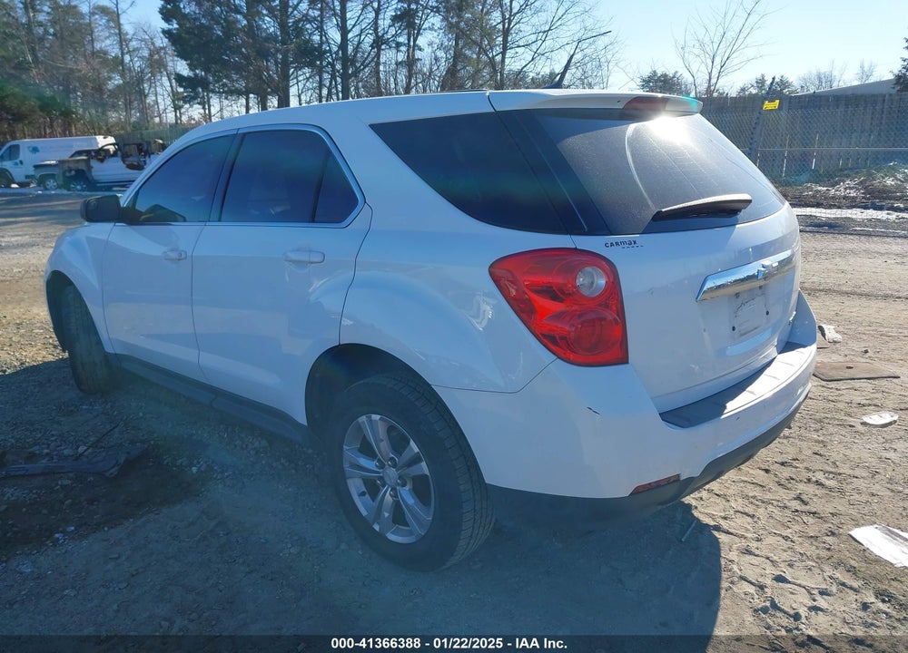 2012 CHEVROLET EQUINOX LS VIN: 2GNALBEK5C1204956