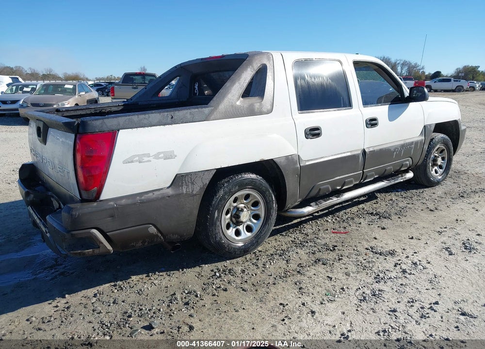2005 CHEVROLET AVALANCHE 1500 LS VIN: 3GNEK12Z65G199826