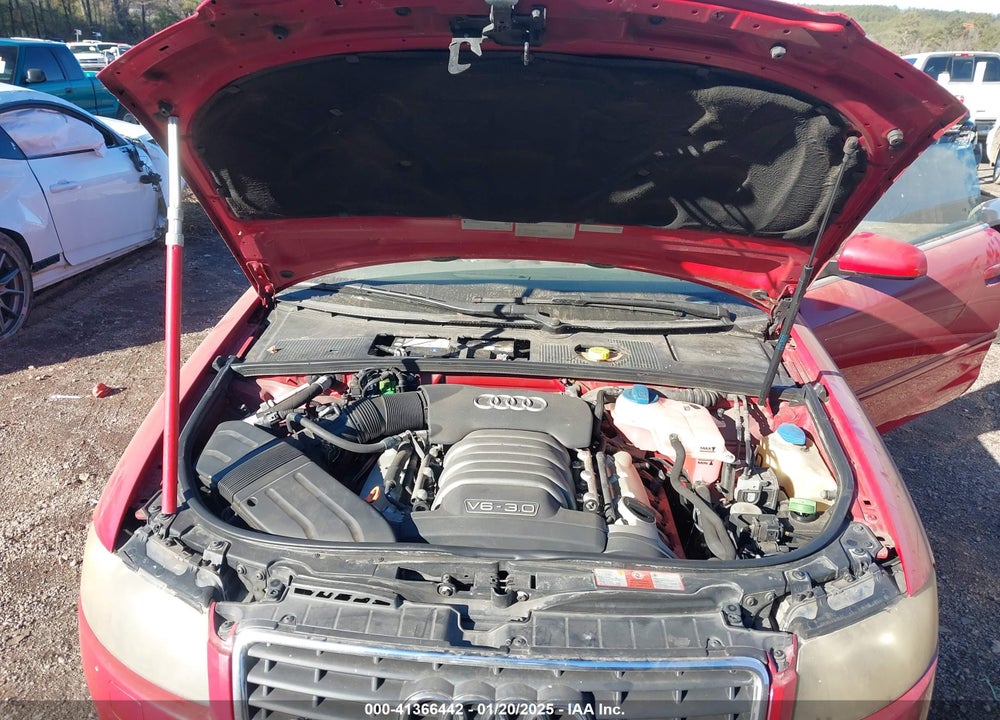 2004 AUDI A4 3.0 VIN: WAUDT48H04K016880