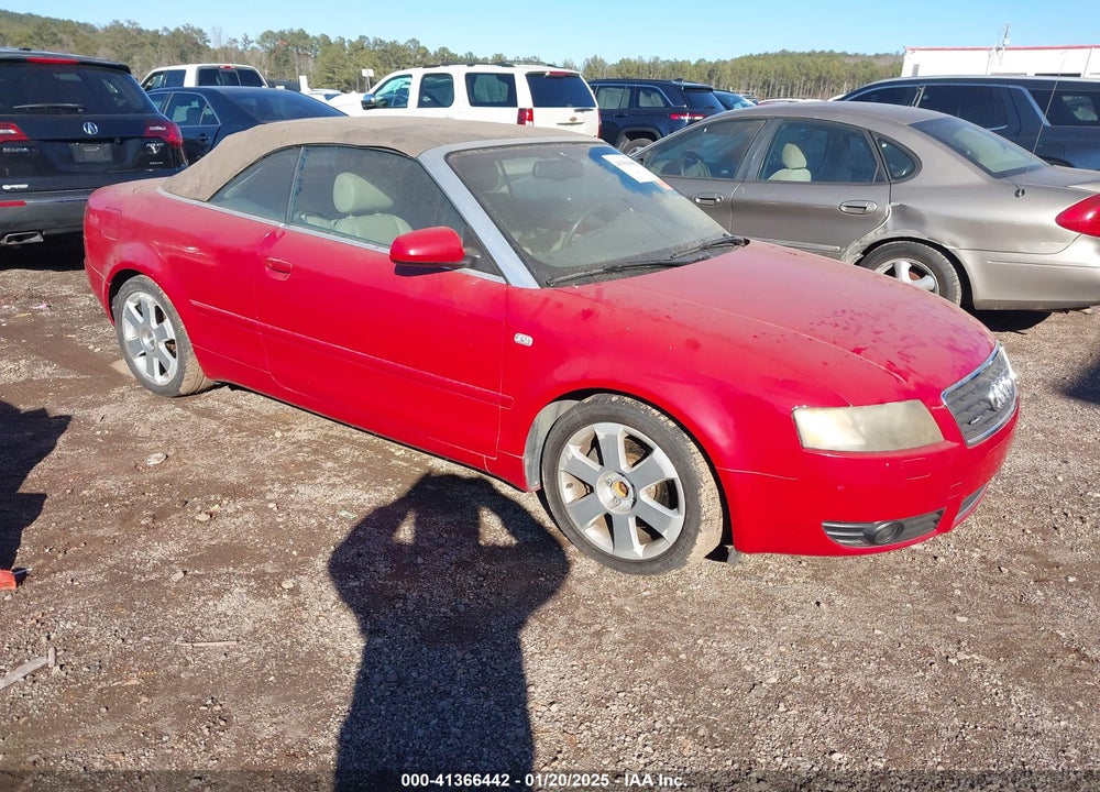 2004 AUDI A4 3.0 VIN: WAUDT48H04K016880