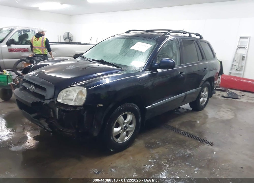 2005 HYUNDAI SANTA FE GLS VIN: KM8SC13D15U005725