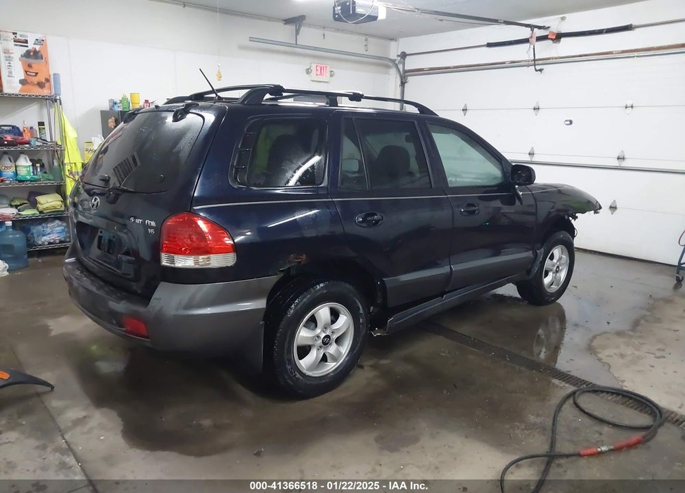 2005 HYUNDAI SANTA FE GLS VIN: KM8SC13D15U005725