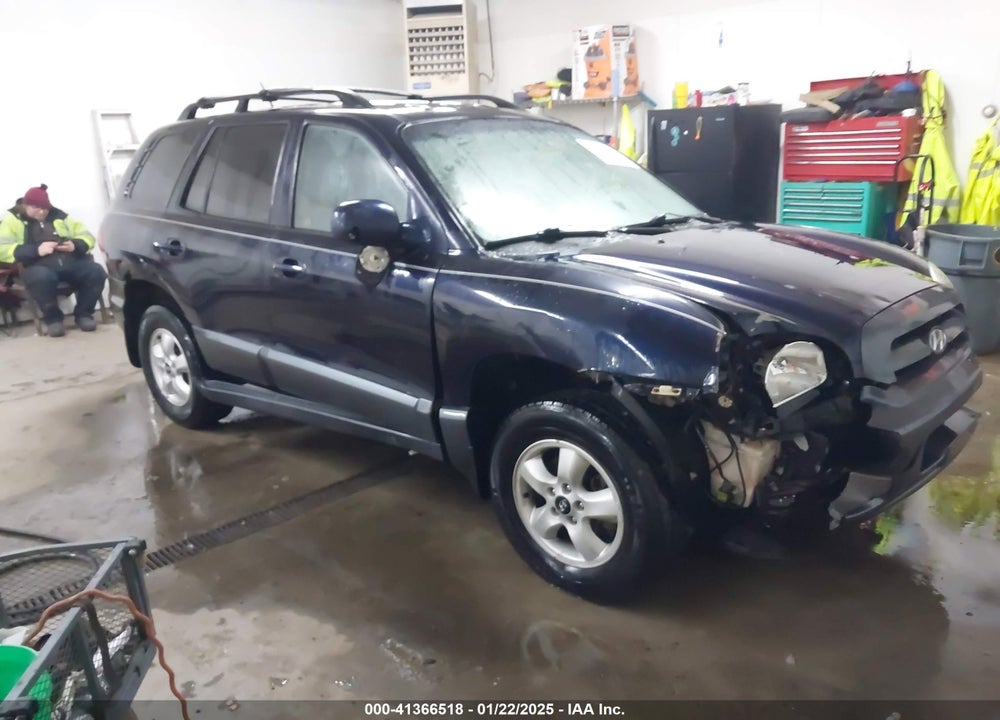 2005 HYUNDAI SANTA FE GLS VIN: KM8SC13D15U005725